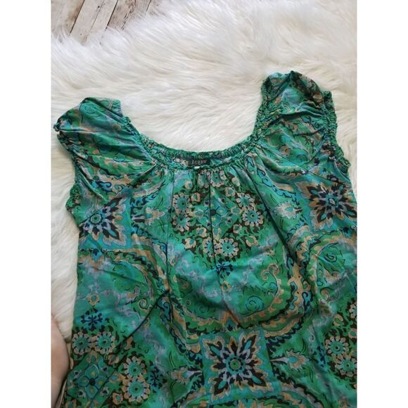 J.Crew multicolored blouse - Picture 4 of 6